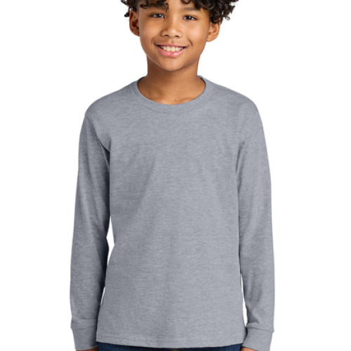 Next Level Apparel® Youth Cotton Long Sleeve Tee