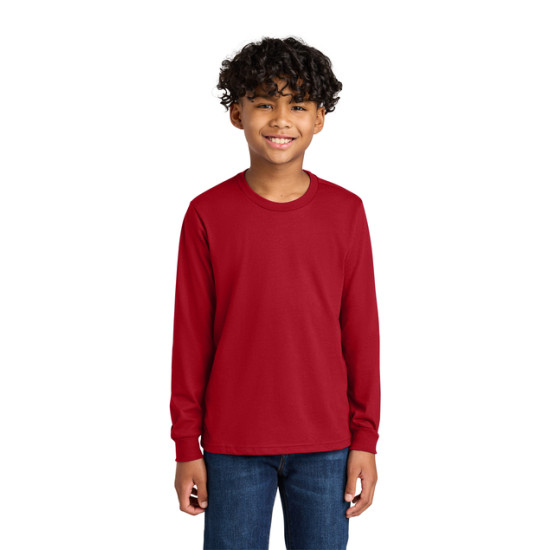 Next Level Apparel® Youth Cotton Long Sleeve Tee