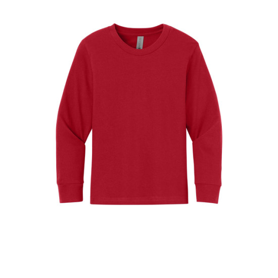 Next Level Apparel® Youth Cotton Long Sleeve Tee