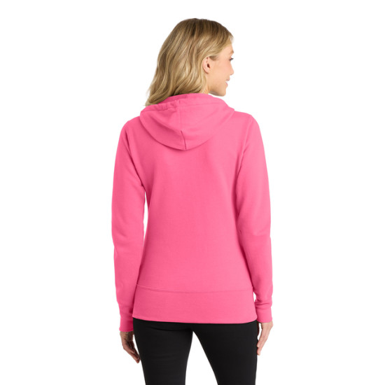 Port & Co™ Women's Core Fleece Full-Zip Hooded Sweatshirt