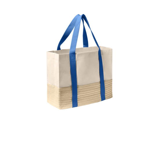 Port Authority® Straw Market Tote
