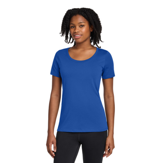 Nike Women's Dri-FIT Cotton/Poly Scoop Neck Tee