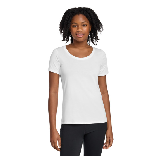 Nike Women's Dri-FIT Cotton/Poly Scoop Neck Tee