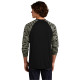 Sport-Tek® Drift Camo Colorblock Long Sleeve Tee