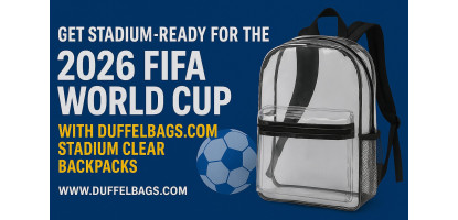 Get Stadium-Ready for the 2026 FIFA World Cup with DuffelGear’s Basic Clear Backpack