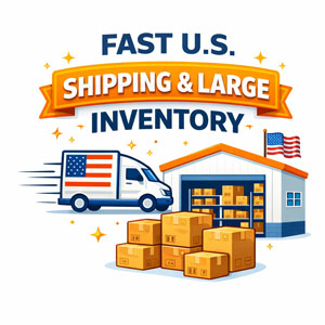 Fast U.S. Shipping & Large Inventory