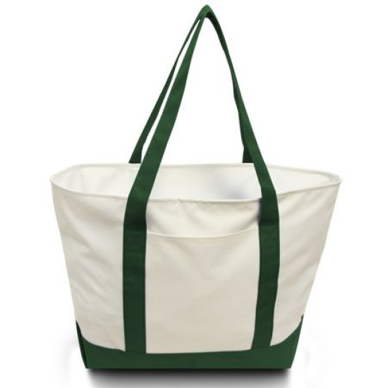 Bay View Giant Zipper Boat Tote Bag
