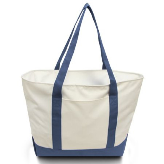 Bay View Giant Zipper Boat Tote Bag