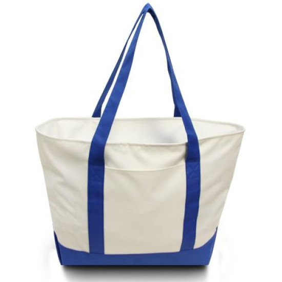 Bay View Giant Zipper Boat Tote Bag