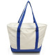 Bay View Giant Zipper Boat Tote Bag