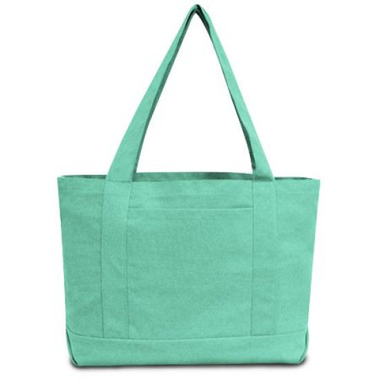 Seaside Cotton Pigment Dyed Boat Tote Bag
