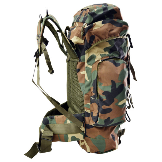 Woodland Camo Hiking Backpack Rucksack