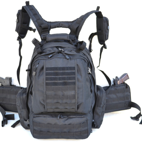 Black Tactical 3 Day Military Tactical Combat Assault Pack