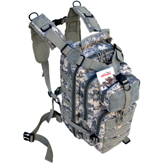 Digital Camo Tactical Backpack