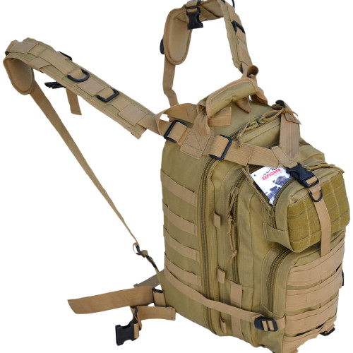 Coyote Tan Tactical 72 Hour Combat Rucksack Backpack