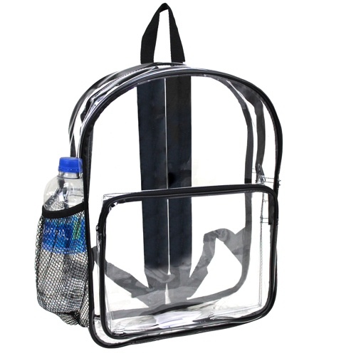 16" Heavy Duty Clear Security Backpack