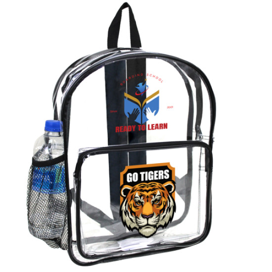 16" Heavy Duty Clear Security Backpack