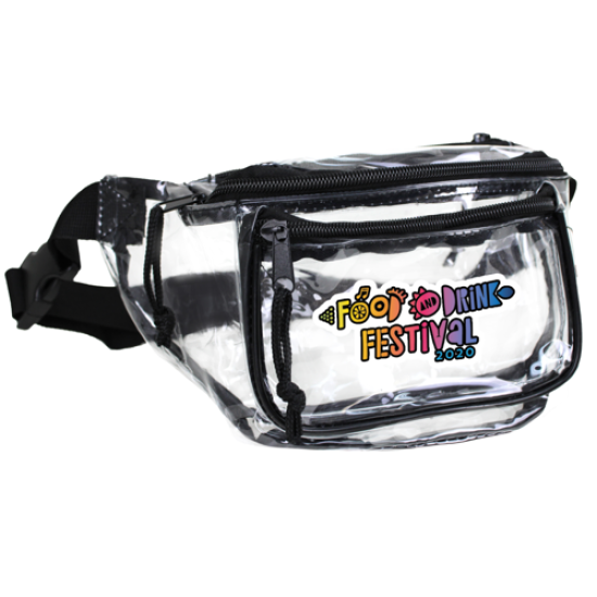 Clear Multi Pockets Fanny Pack