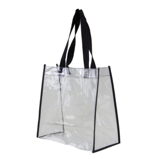 Basic Clear Stadium Security Open Tote Bag