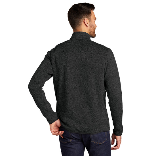 Port Authority® Sweater Fleece Jacket
