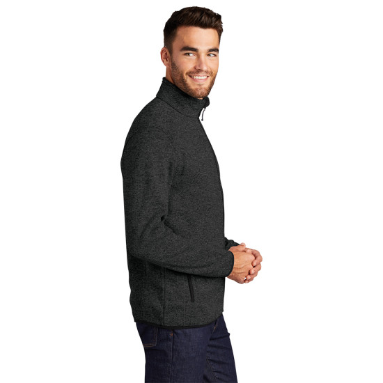 Port Authority® Sweater Fleece Jacket