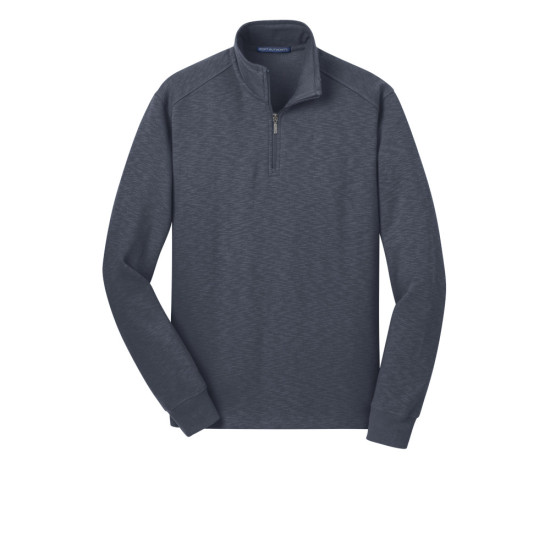 Port Authority® Slub Fleece 1/4-Zip Pullover
