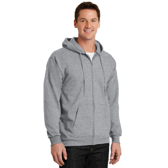 Port & Company® Essential Fleece Full-Zip Hooded Sweatshirt