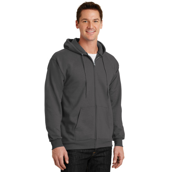 Port & Company® Essential Fleece Full-Zip Hooded Sweatshirt