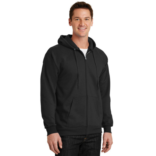 Port & Company® Essential Fleece Full-Zip Hooded Sweatshirt