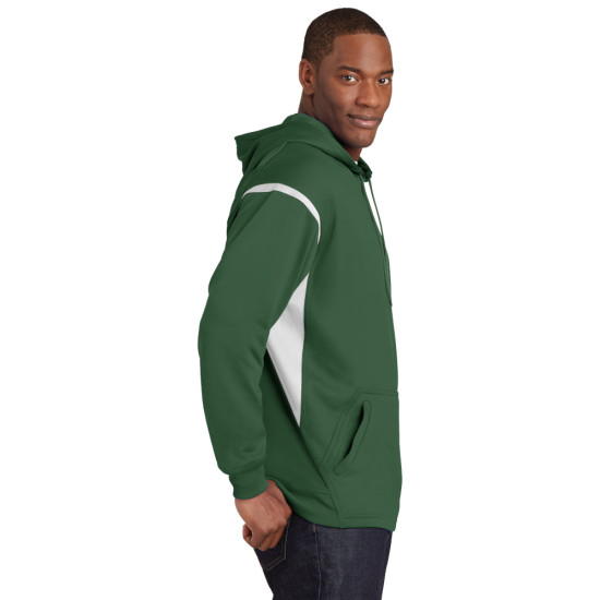 Sport-Tek® Tech Fleece Colorblock Hooded Sweatshirt