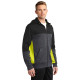 Sport-Tek® Tech Fleece Colorblock Full-Zip Hooded Jacket