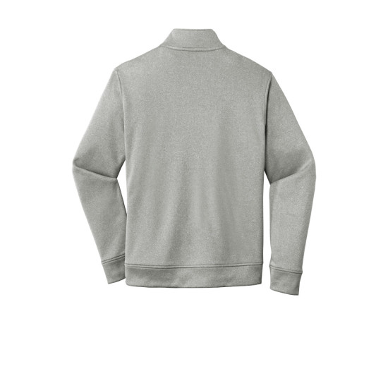 Sport-Tek ® PosiCharge ® Sport-Wick ® Heather Fleece 1/4-Zip Pullover