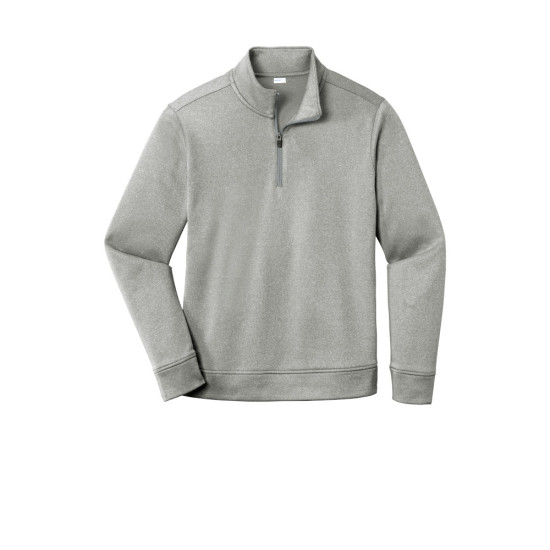 Sport-Tek ® PosiCharge ® Sport-Wick ® Heather Fleece 1/4-Zip Pullover