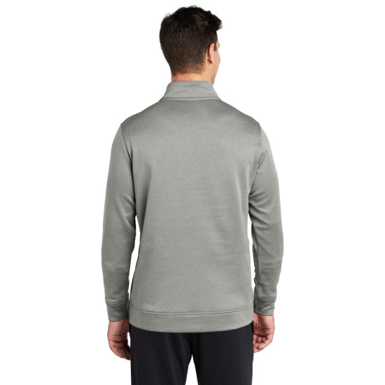 Sport-Tek ® PosiCharge ® Sport-Wick ® Heather Fleece 1/4-Zip Pullover