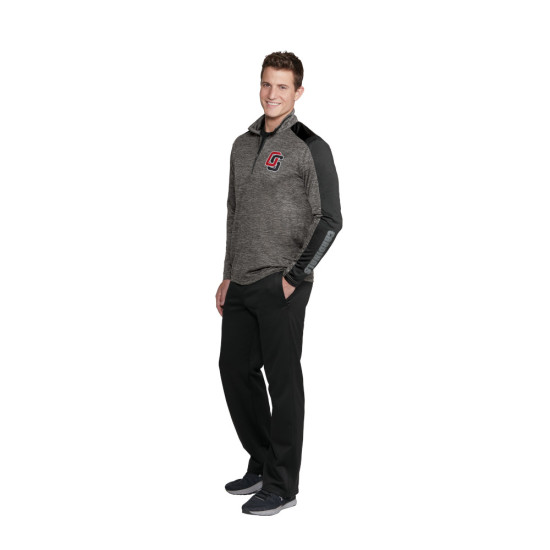 Sport-Tek® PosiCharge® Electric Heather Colorblock 1/4-Zip Pullover