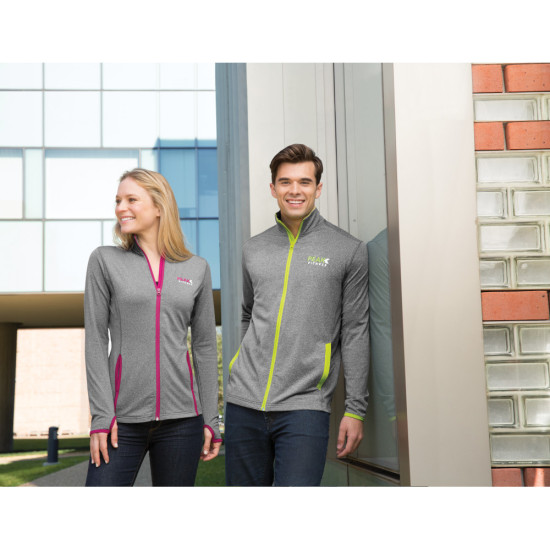 Sport-Tek® Sport-Wick® Stretch Contrast Full-Zip Jacket