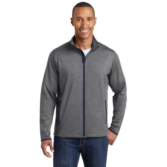 Sport-Tek® Sport-Wick® Stretch Contrast Full-Zip Jacket