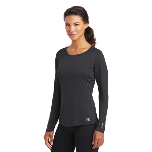OGIO® ENDURANCE Ladies Long Sleeve Pulse Crew