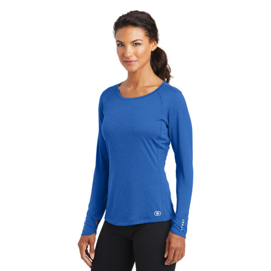OGIO® ENDURANCE Ladies Long Sleeve Pulse Crew