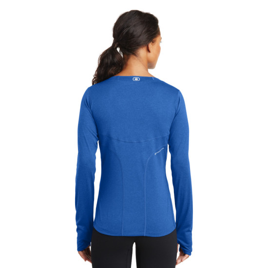 OGIO® ENDURANCE Ladies Long Sleeve Pulse Crew