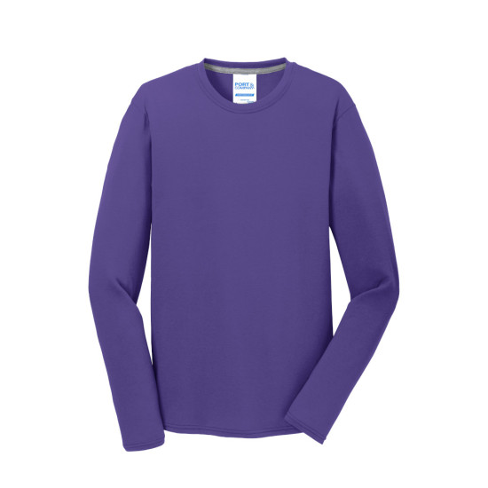Port & Company® Long Sleeve Performance Blend Tee