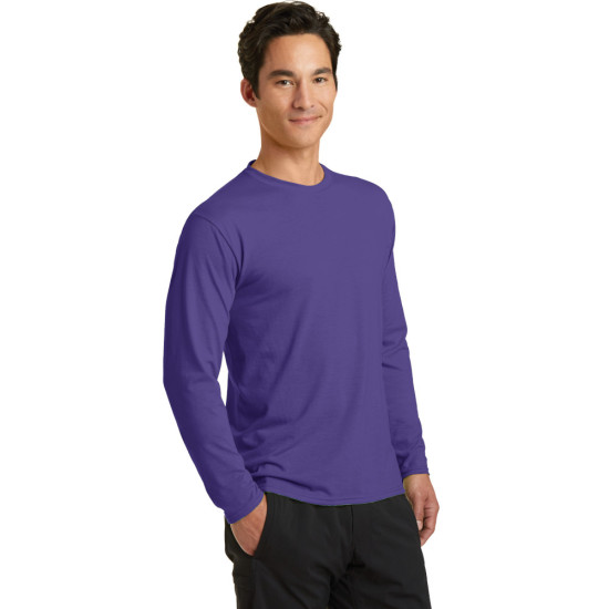Port & Company® Long Sleeve Performance Blend Tee