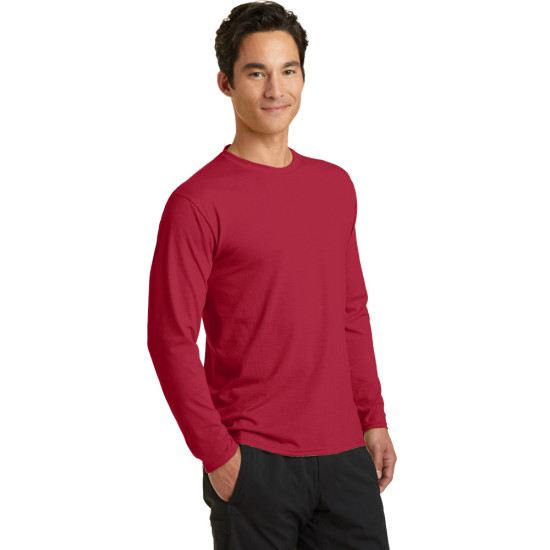 Port & Company® Long Sleeve Performance Blend Tee