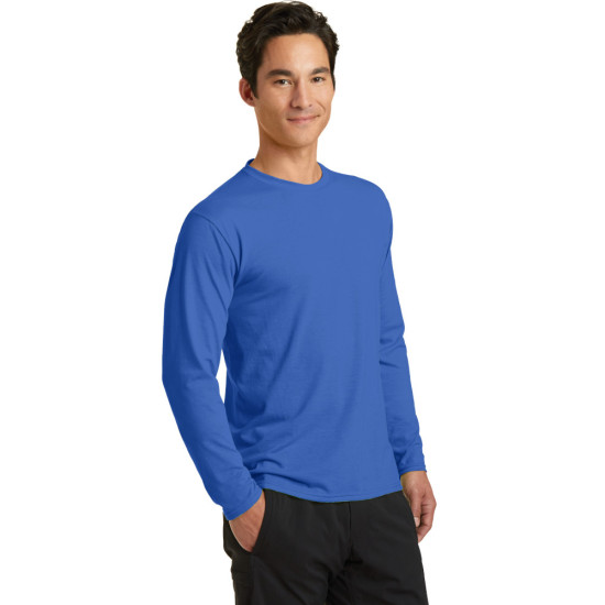 Port & Company® Long Sleeve Performance Blend Tee