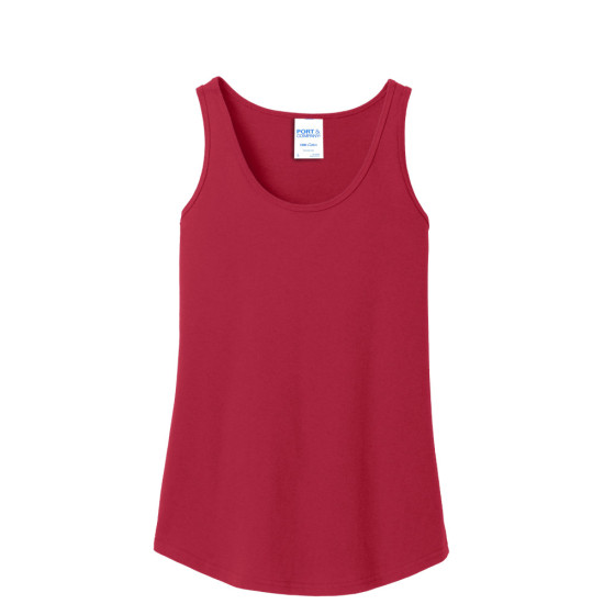 Port & Company® Ladies Core Cotton Tank Top