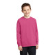 Port & Company® Youth Long Sleeve Core Cotton Tee