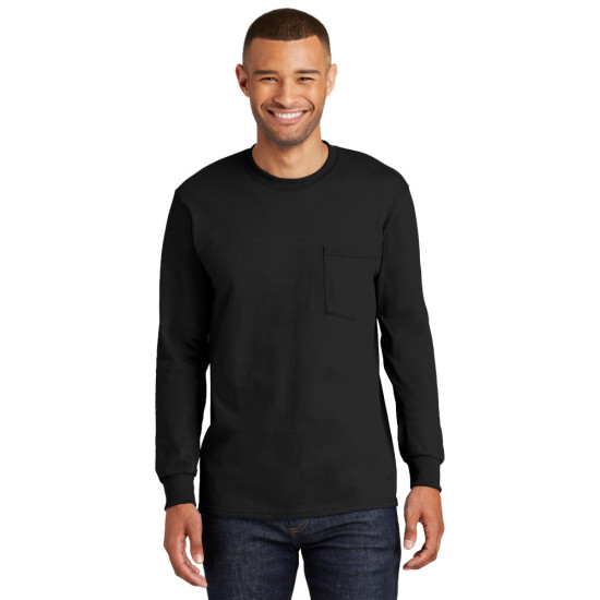 Port & Company® Long Sleeve Essential Pocket Tee