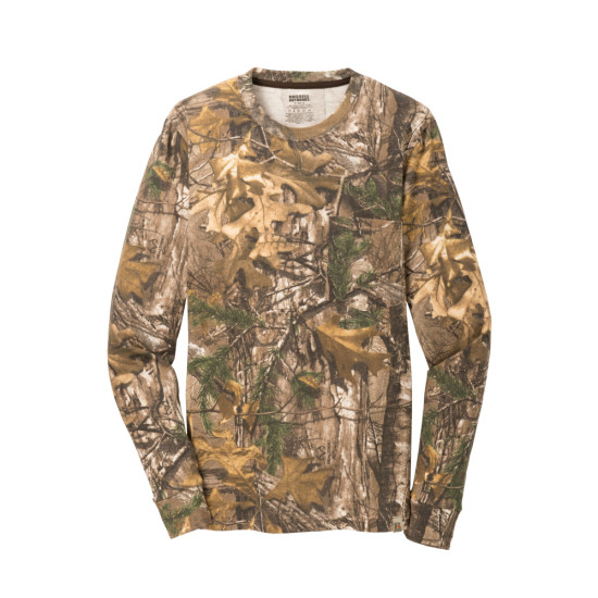 Russell Outdoors™ Realtree® Long Sleeve Explorer 100% Cotton T-Shirt with Pocket