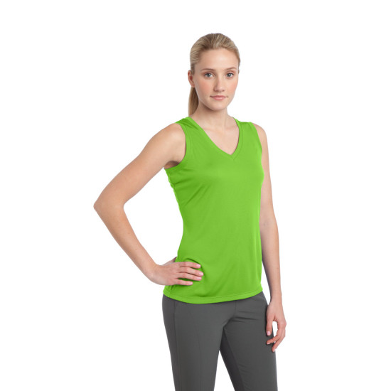 Sport-Tek® Ladies Sleeveless PosiCharge® Competitor™ V-Neck T