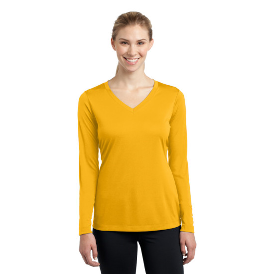 Sport-Tek® Ladies Long Sleeve PosiCharge® Competitor™ V-Neck Tee